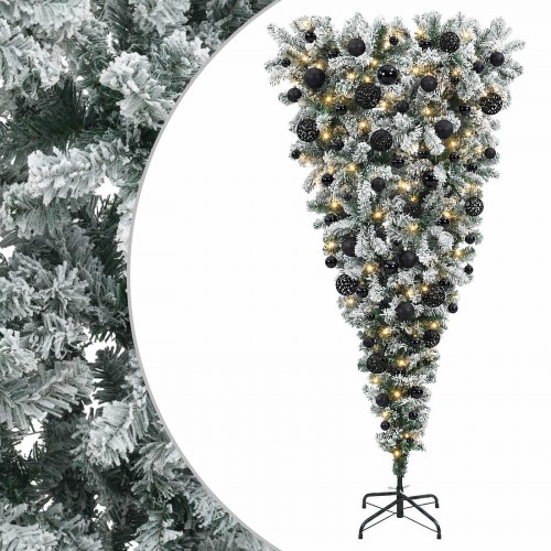 Omvendt kunstigt juletræ med 300 LED - 180 cm