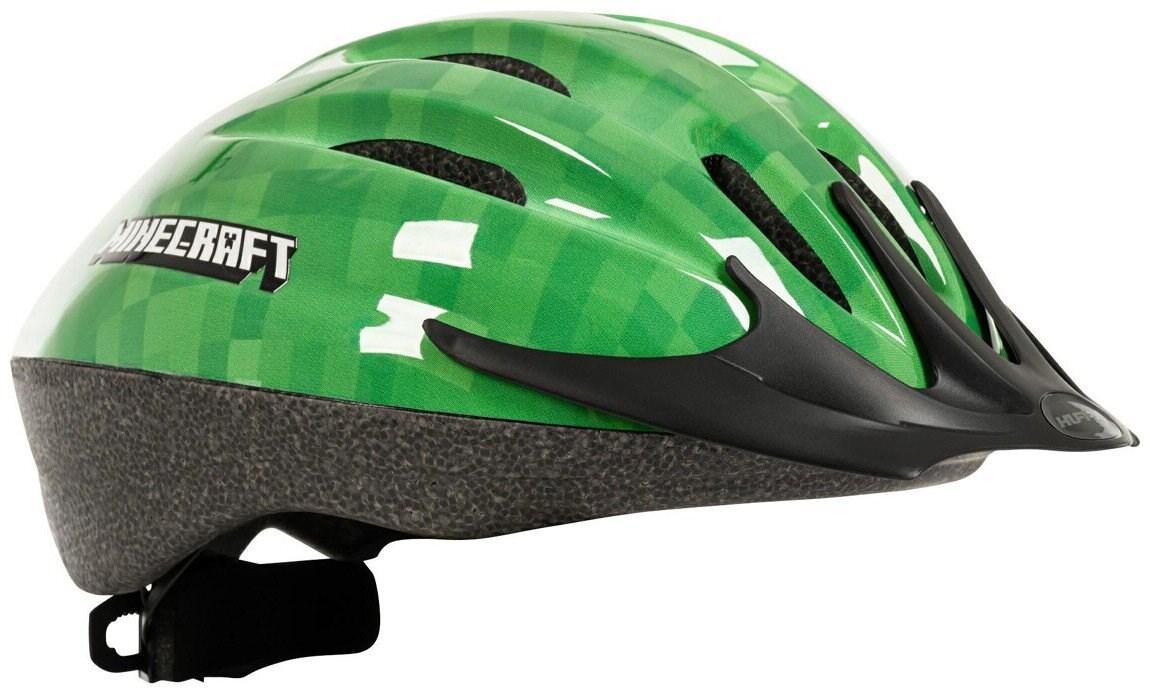 HUFFY Minecraft cykelhjelm til børn - str. M 53-58 cm, grøn