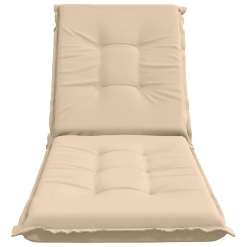Solsengspude GEMERT - cremefarvet 190 x 60 x 9 cm