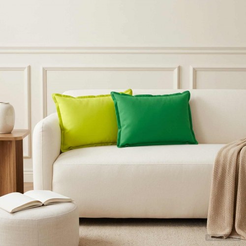 Pyntepuder 2 stk. HOUTEN lys grøn 40 x 60 cm