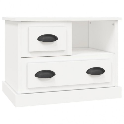 Sengebord 60 x 39 x 45 cm - hvid