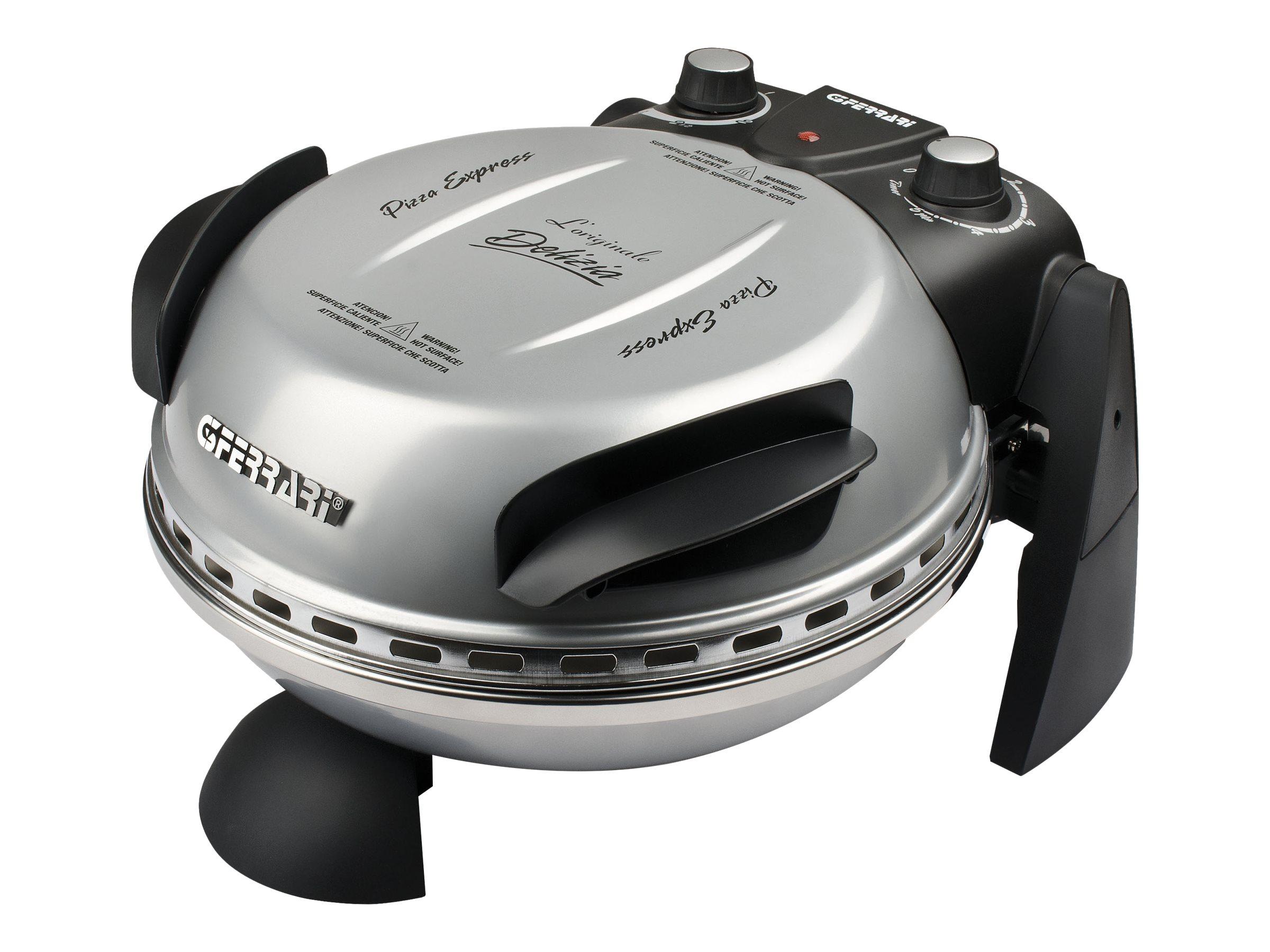 G3 Ferrari Delizia, 1 pizza(er), Sort, Sølv, Rustfrit stål, 31 cm, Mekanisk, 400 °C