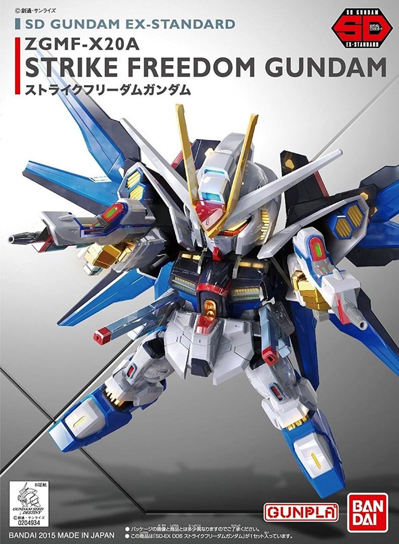 Modelsæt Bandai SD Gundam EX-Standard Strike Freedom Gundam