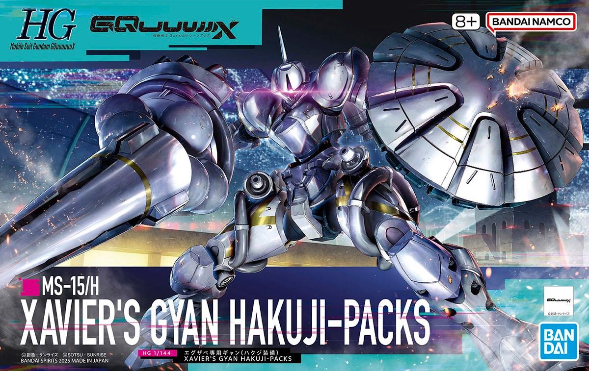 Figur Bandai HG 1/144 Xavier's Gyan Hakuji-Packs