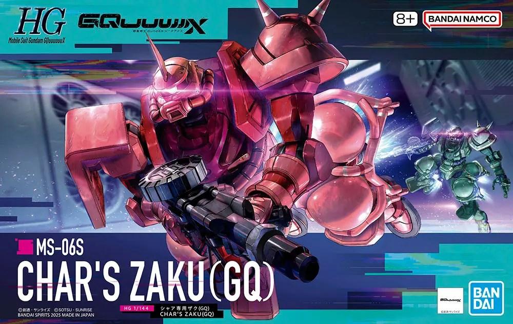 Figur Bandai HG 1/144 MS-06S Char's Zaku (GQ)