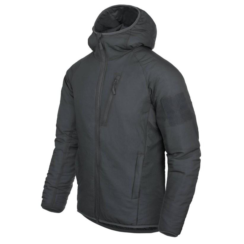 Jakke med hætte Helikon-Tex Wolfhound Hoodie Climashield Apex 67g - grå, XL