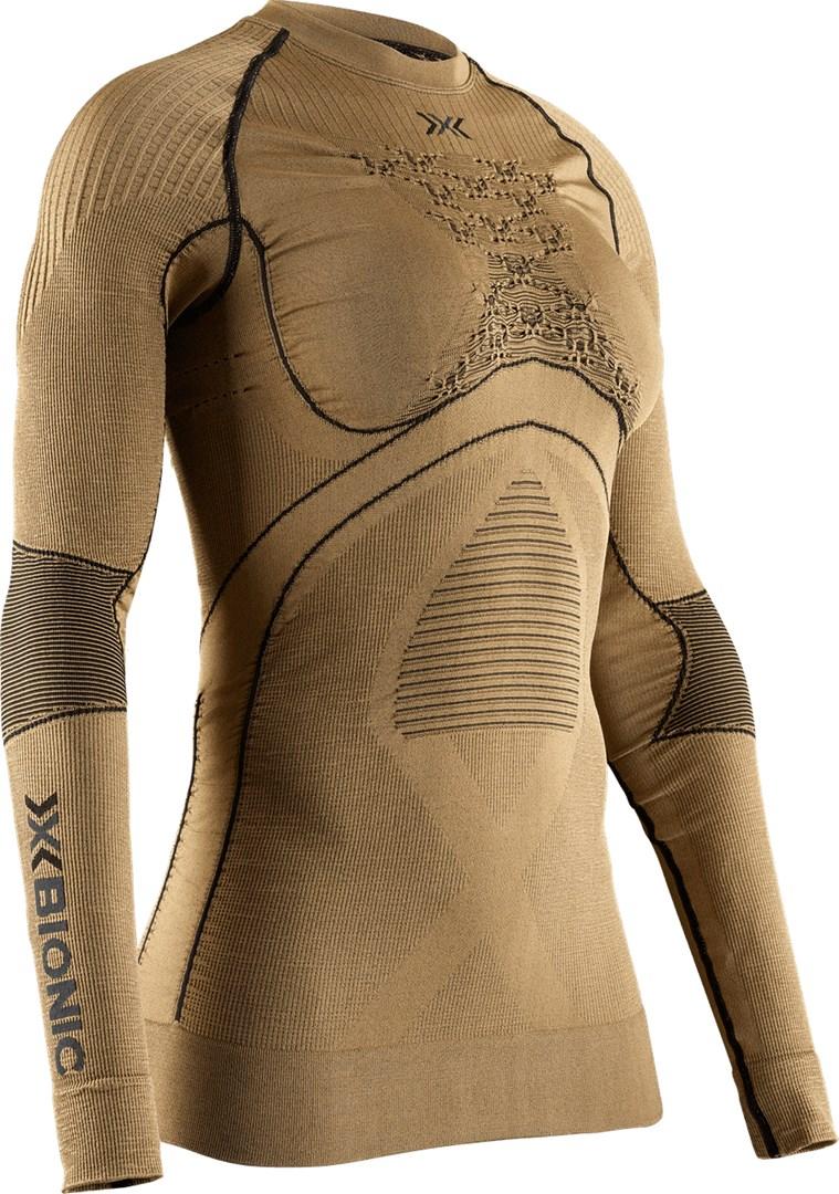Langærmet sportstrøje X-BIONIC Radiactor 4.0 dame - beige, str. L