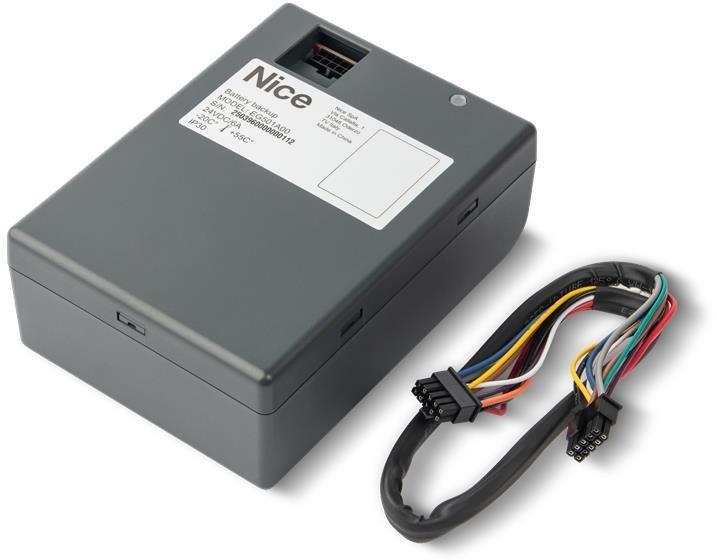 Nødstrømsbatteri Nice PSS124 24 V 1,2 Ah til R30-centraler