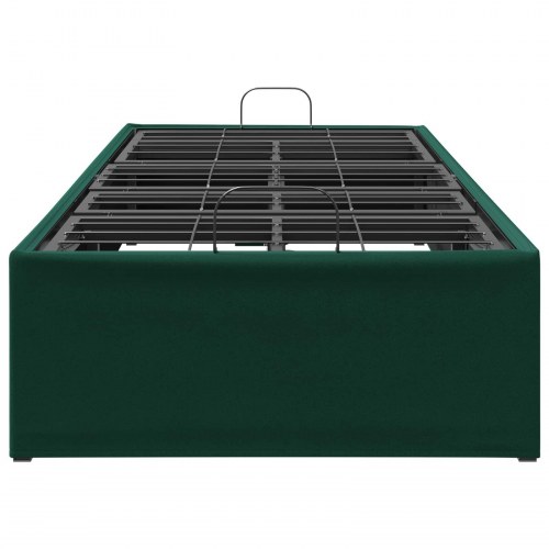 Elektrisk justerbar sengeramme skovgrøn 200 x 90 cm
