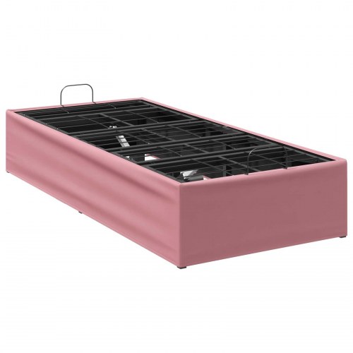 Elektrisk justerbar sengetramme 200 x 80 cm - lyserød