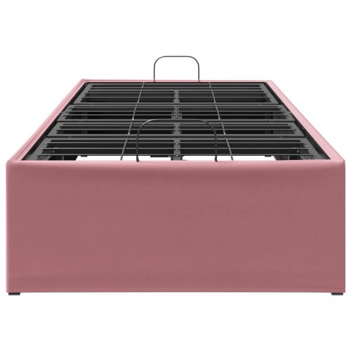 Elektrisk justerbar sengetramme 200 x 80 cm - lyserød