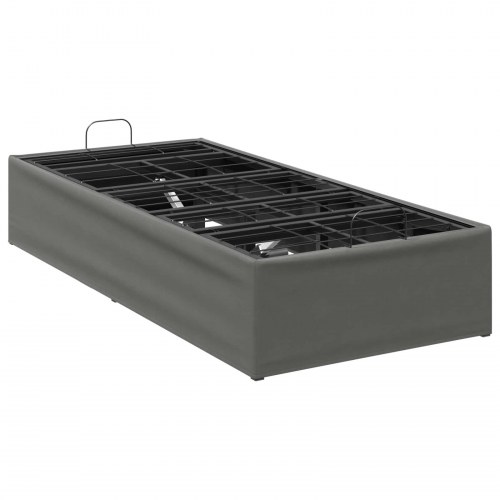 Elektrisk justerbar sengebund - mørkegrå 200 x 90 cm