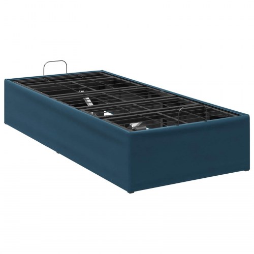 Elektrisk justerbar sengetramme 80 x 200 cm - blå