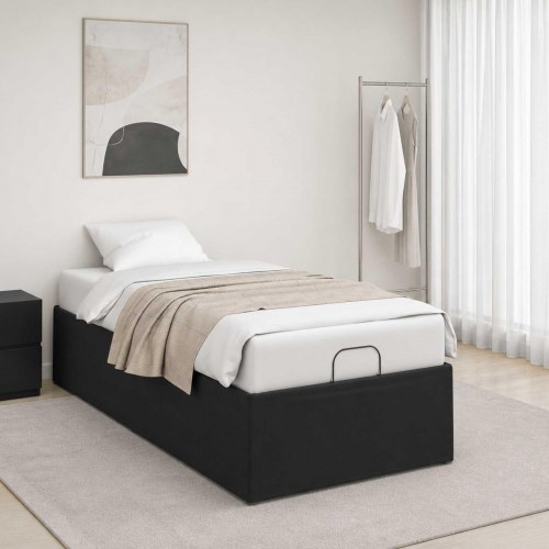 Elektrisk elevationsbund i stål 200 x 70 cm - sort