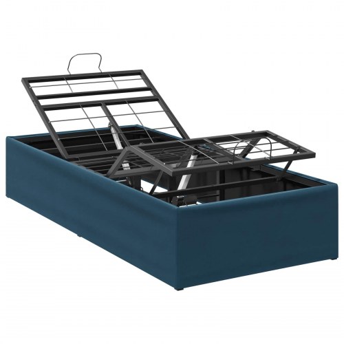 Elektrisk justerbar sengetramme blå 200 x 70 cm