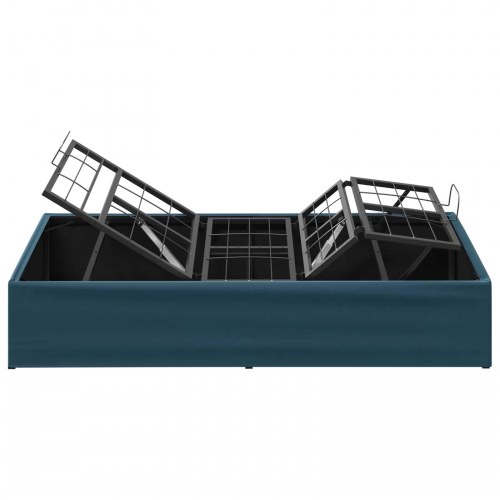 Elektrisk justerbar sengetramme blå 200 x 70 cm