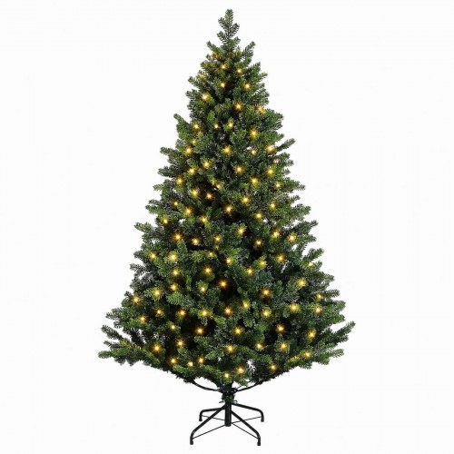 Kunstigt juletræ med 300 LED 240 cm - varm hvid