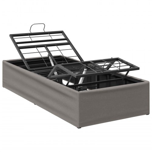 Elektrisk elevationsramme gråbrun 200 x 70 x 33,5 cm
