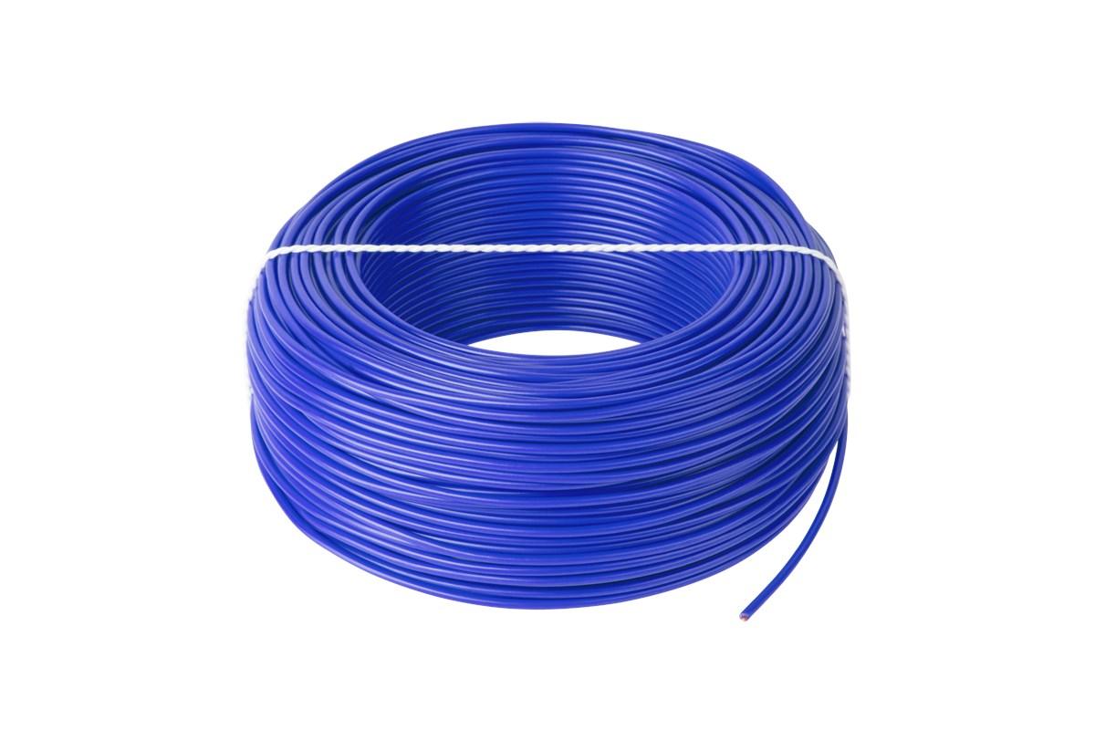 Elektrisk kabel LgY kabelis 1x1.5 H07V-K mėlynas