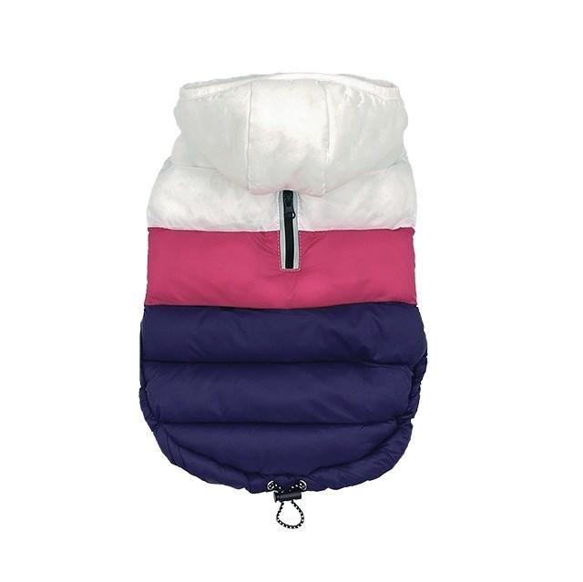 Hundetøj Pchełka Rocco hvid/pink/lilla - str. XL