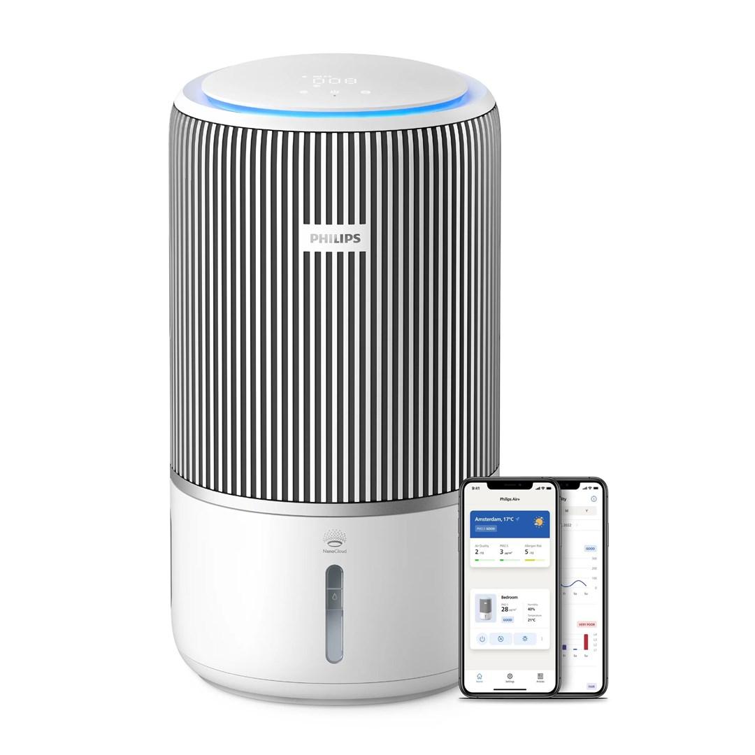 Philips PureProtect Water 3400 Series AC3420 - Luftfugter/-renser - gulvstående - polarhvid
