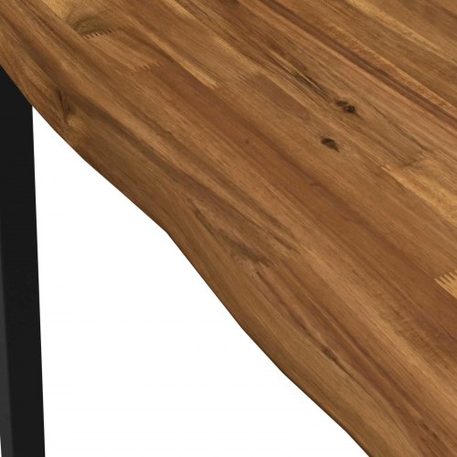 Spisebord med live edge i massivt akacietræ - 60 x 55 x 75 cm (OUTLET B)