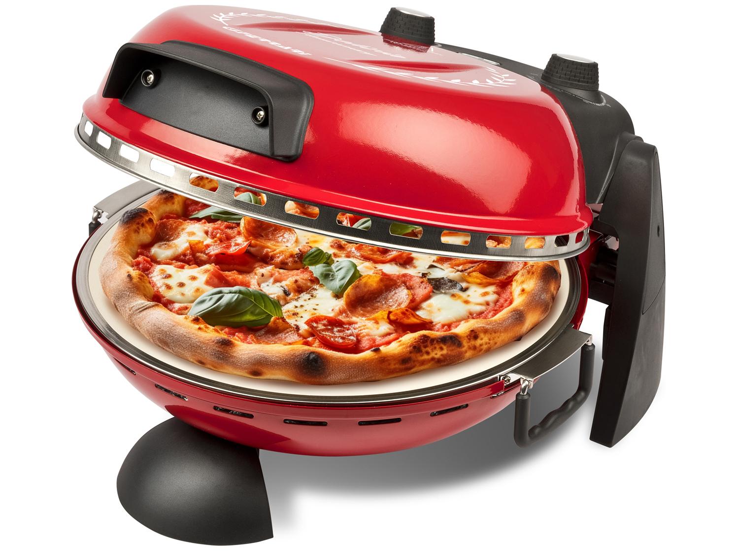 G3 Ferrari Pizza Delizia Anniversary Pizza ovn 1.2kW Rød