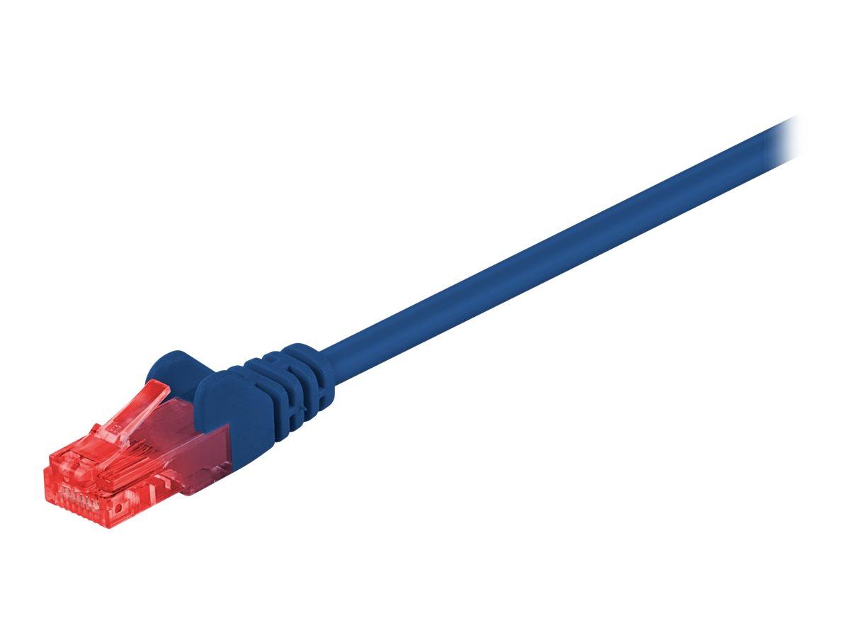 Goobay Netværkskabel CAT 6, U/UTP, blå kobberbeklædt aluminiumleder (CCA), 5 m