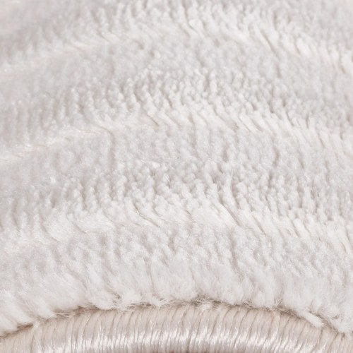 Kortluvet tæppe SAHARA 3D Design - creme