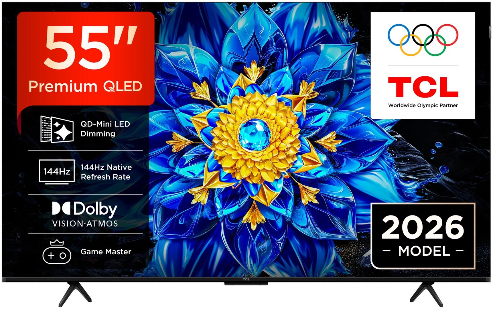 TCL 55" Fladskærms TV Mini LED 4K Dolby Vision 55P8L