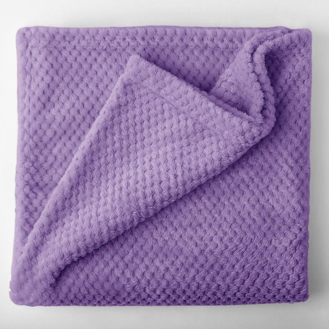 Tæppe Henry - violet jacquardpræget 70 x 150 cm
