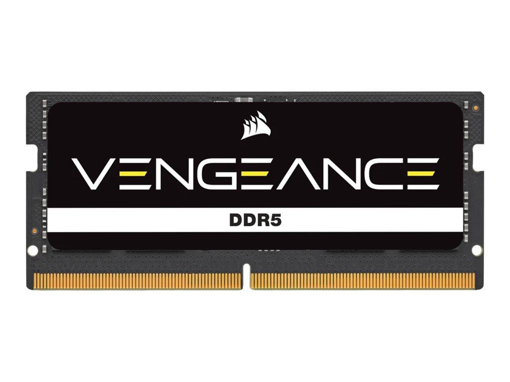 Corsair Vengeance SODIMM DDR5-5600 - 24GB - CL48 - Single Channel (1 pcs) - Sort