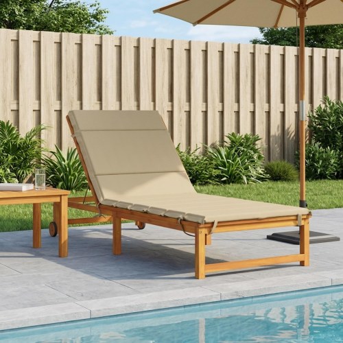 Solsengspude GEMERT - beige, 200 x 70 x 3 cm