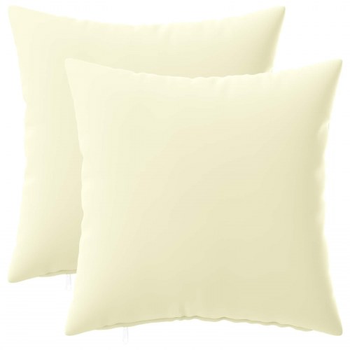 Pyntepuder 2 stk. HEERLEN - cremefarvet 30 x 30 cm