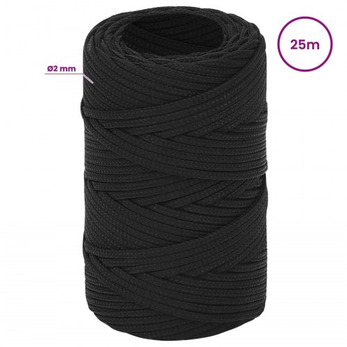 Universaltov 2 mm 25 m - sort PP