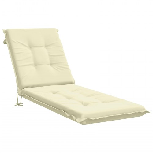 Solsengspude GEMERT - cremefarvet 190 x 60 x 9 cm
