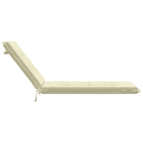 Solsengspude GEMERT - cremefarvet 190 x 60 x 9 cm