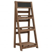 Plantestativ med tavle i 3 niveauer - 40 x 30 x 90 cm (OUTLET A)