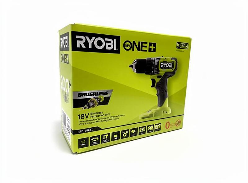 Smūginis suktuvas-gręžtuvas RYOBI RPD18BL1 18 V (be akumuliatoriaus ir pakrovėjo) - SOLO