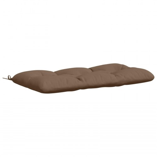 Bænkpude VIANEN gråbrun 120 x 60 x 12 cm