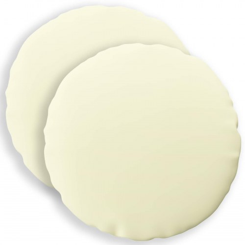 Rund pude 2 stk. HEERLEN - cremefarvet, Ø 60 cm