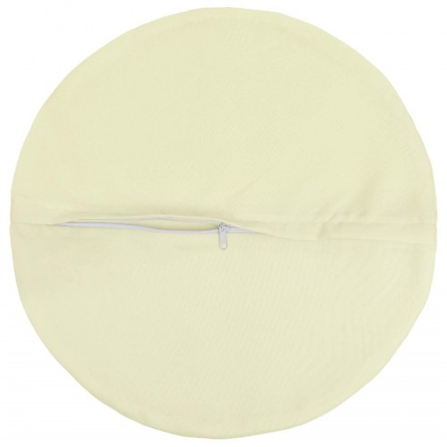 Rund pude 2 stk. HEERLEN - cremefarvet, Ø 60 cm