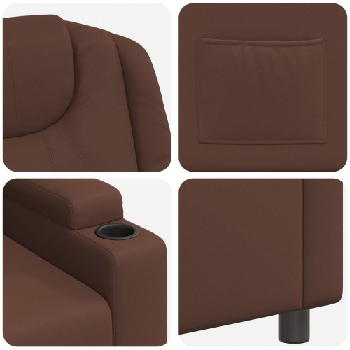 Hvilestol brun 75 x 95 x 106 cm