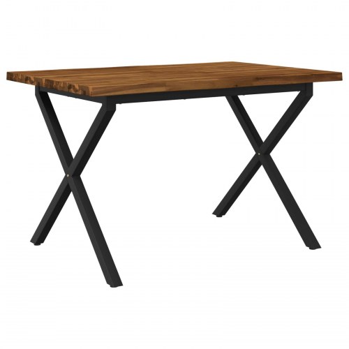 Spisebord med live edge i massivt akacietræ - 120 x 70 x 75 cm