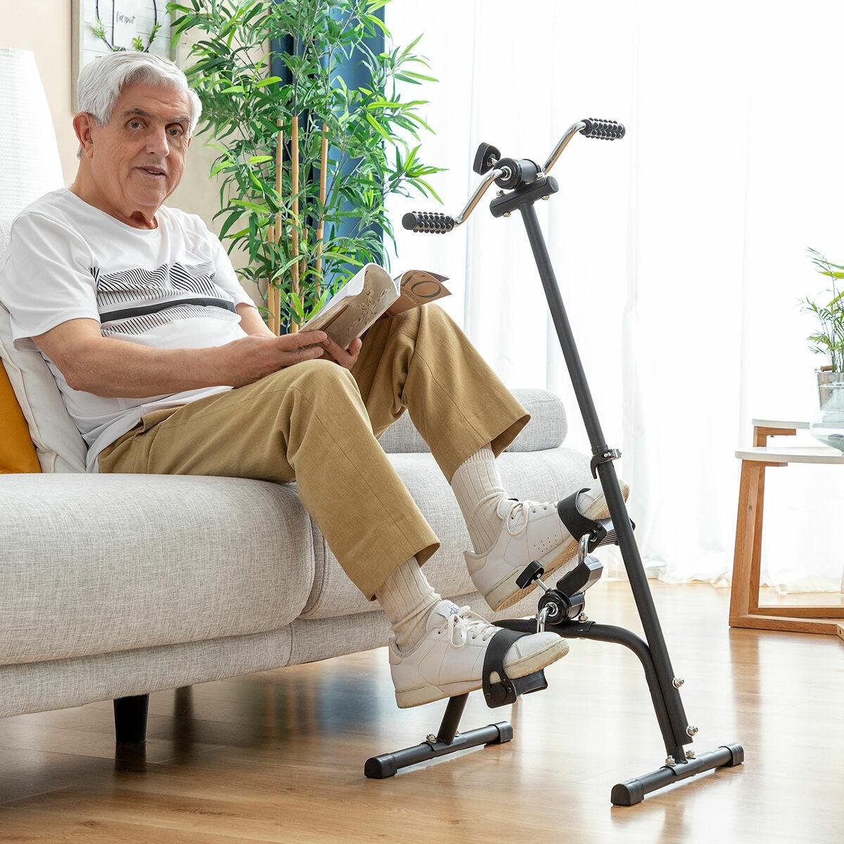 Dobbelt Pedal Exerciser til arme og ben med Digital tæller