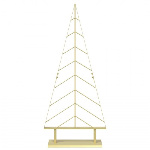 Metaljuletræ KUOPIO 125 cm - guld