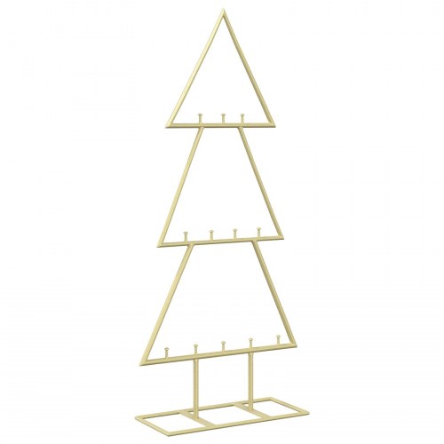 Juletræ i metal KUOPIO med fod - guld, 60 cm