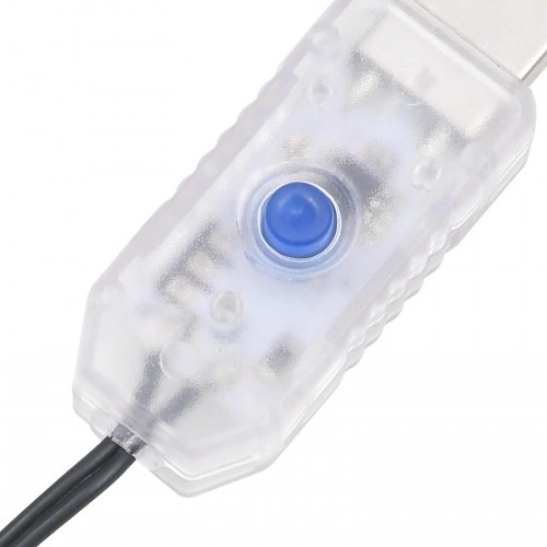 Kunstigt juletræ med julekugler og 300 LED - 180 cm, varm hvid