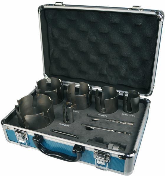 Hulsavssæt Makita TCT 9 dele - 22, 35, 51, 57, 64, 76 mm