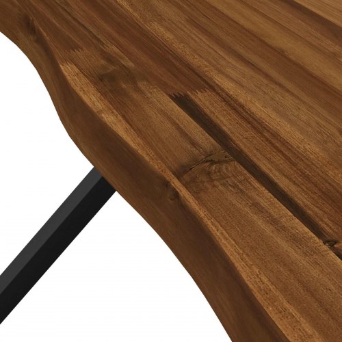 Spisebord med live edge i massivt akacietræ - 110 x 55 x 75 cm